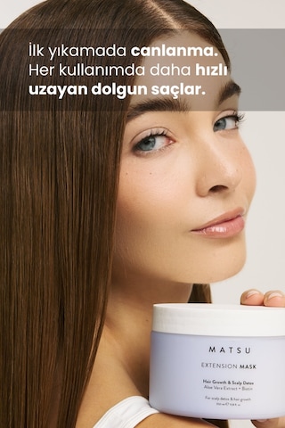 Matsu Extension Saç Derisi Maskesi 350 ml | Arındırma & Kök Desteği