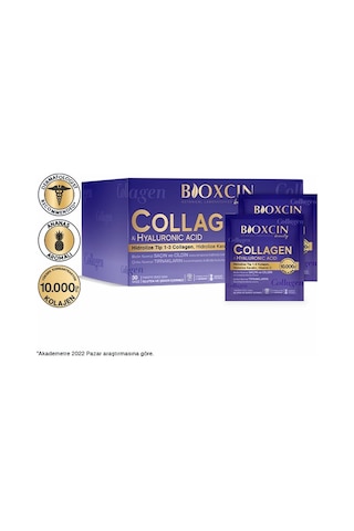 Bioxcin Beauty Collagen Hyaluronic Acid 30 Saşe