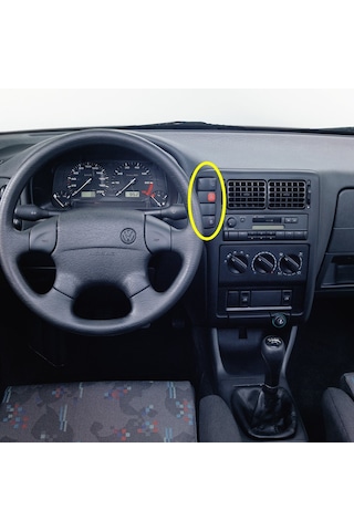 VW Polo HB 94-99 Ön Konsol Torpido Teyp Çerçeve Kapağı 6K0957087A