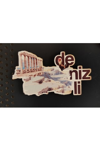 Buzdolabı Magneti Denizli Pamukkale 10X6Cm