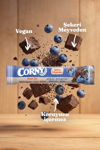 Yabanmersini Chia Kakaolu Glutensiz Vegan Meyve Bar 35g X 12 Adet