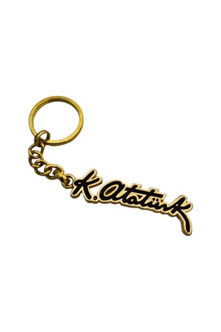 Yörük Tasarım Atatürk Gold Anahtarlık