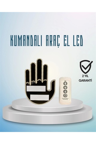 Aracınız İçin Eğlenceli Ve Güvenli İletişim: Led Jest Lambası, Uzaktan Kumandalı, Kolay Montaj Çok Renkli