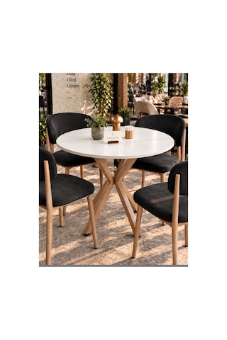 Mutfak Cafe Balkon Bahçe Restoran Yemek Masası 70x70 Cappuccino Beyaz Yuvarlak Beyaz - Cappuccino Beyaz - Cappuccino Mutfak Cafe Balkon Bahçe Restoran Yemek Masası 70x70 Cappuccino Beyaz Yuvarlak Beyaz - Cappuccino Beyaz - Cappuccino