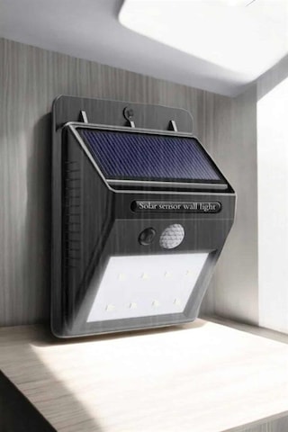 Solar Lamba Giriş, Bahçe Yol Avlu Hareket Sensörlü Led Parlak Gece Su Geçirmez 79032428