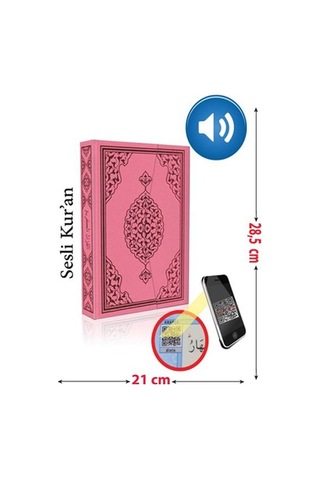 Kuranı Kerim Kolay Okunan Bilgisayar Hatlı. Pembe Cilt (Rahl - Ha N11.535