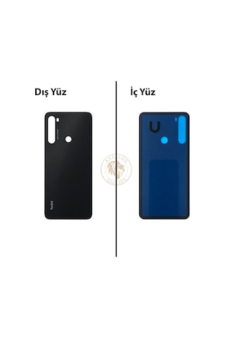 Xiaomi Redmi Note 8 Uzay Siyahı Arka Pil Kapağı Batarya Kapağı Lazer Kesim Back Cover Çok Renkli