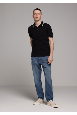 Colin's Colins Regular Fit Polo Yaka Düz Erkek Siyah Kısa Kol Tişört Cl1080027 Q1.v2 Blk