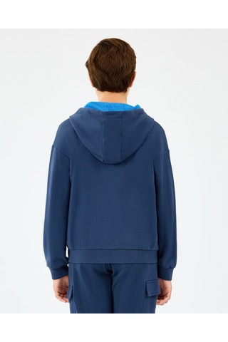 Skechers B Full Zip Sweatshirt Büyük Erkek Çocuk Lacivert Sweatshirt Sk2520016-0530 Lacivert