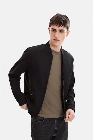 Back And Bond Siyah Regular Fit Bomber Ceket Çok Renkli