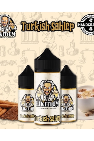 Likitium Turkish Sahlep 60 ML 3 MG Likitium Turkish Sahlep 60 ML 3 MG
