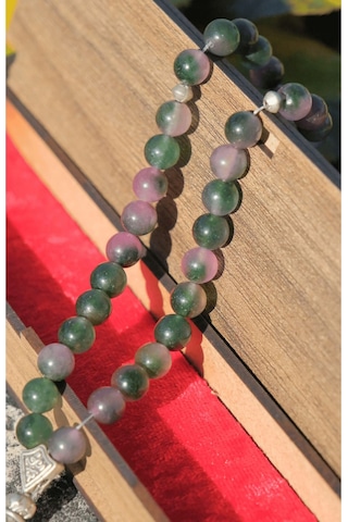 Doğal Taş Renkli Tesbih Çok Renkli