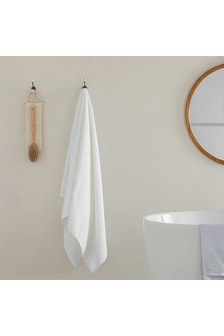 Naturıca Banyo Havlusu 90x150 Ring Beyaz