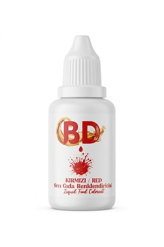 Bd Sıvı Gıda Renklendiricisi Kırmızı 20 Ml