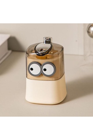 Otomatik Açılır Kürdan Tutucu Toz Geçirmez Neme Dayanıklı Şeffaf Tasarım Yeniden Kullanılabilir İtme Tipi Kürdan Kutusu Ev Oturma Odası İçin C