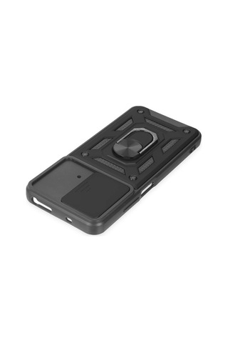 Cosmotex Newface Xiaomi Poco M4 Pro 4g Kılıf Pars Lens Yüzüklü Silikon - Siyah Sıyah