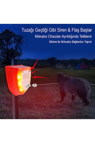 Ayt Powermaster Pm-26954 Mikrofonlu Sesli Hayvan Kovucu Alarm Cihazı Solar Güneş Enerjili Panelli Vahşi Hayvan Kovacağı