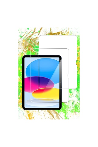 Ipad Uyumlu 10. Nesil 2022 10.9" Nano Kırılmaz Ekran Koruyucu Kırılmaz Şeffaf Cam Koruyucu Tam Uyumlu