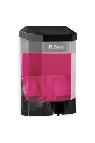 Duvara Monte Siyah Sıvı Sabunluk F032s, Mutfak Banyo Duş Şampuan Dezenfektan Sabun Dispanseri 500 Ml Siyah