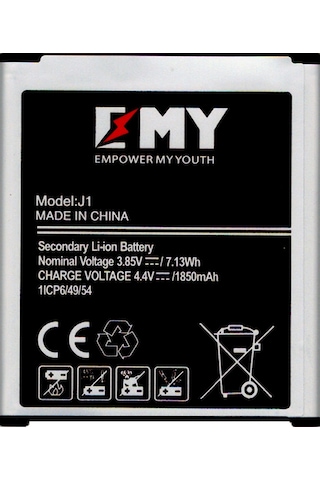 Samsung Galaxy J1 Uyumlu Emy Batarya