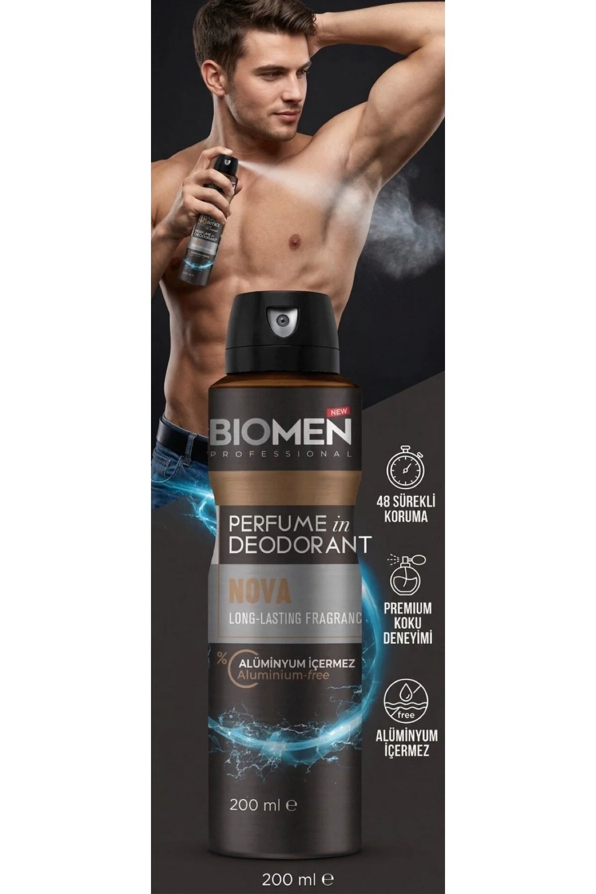 Perfume İn Deodorant For Men Nova 200 Ml