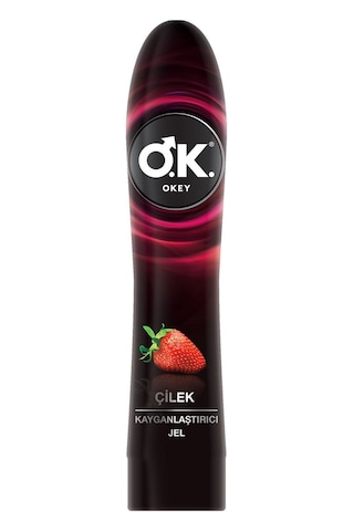 Okey Çilek Kayganlaştırıcı Jel + Okey Çifte Haz Prezervatif 10'lu