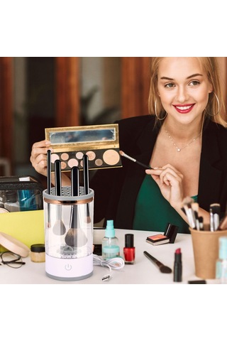 Cozhyess Kozmetik Fırça Temizleyici, Elektrikli Makyaj Fırça