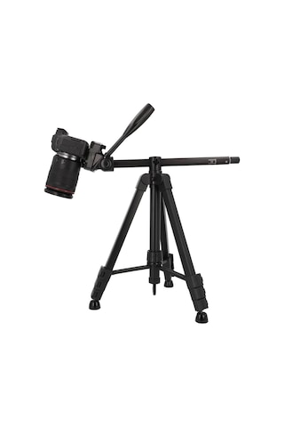 Ayex Lt-460 Tripod 90 Yatay Orta Kolonlu Fotoğraf Ve Video Tripodu, Monopod Özellikli