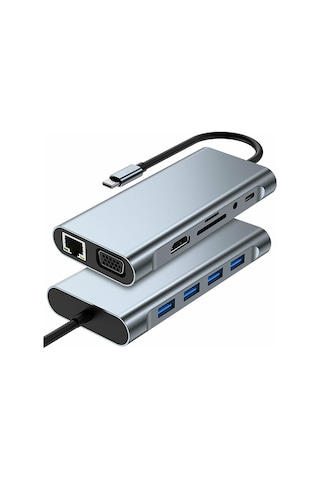 Winex 11In1 Hub Type-C Port Dönüştürücü Adaptör
