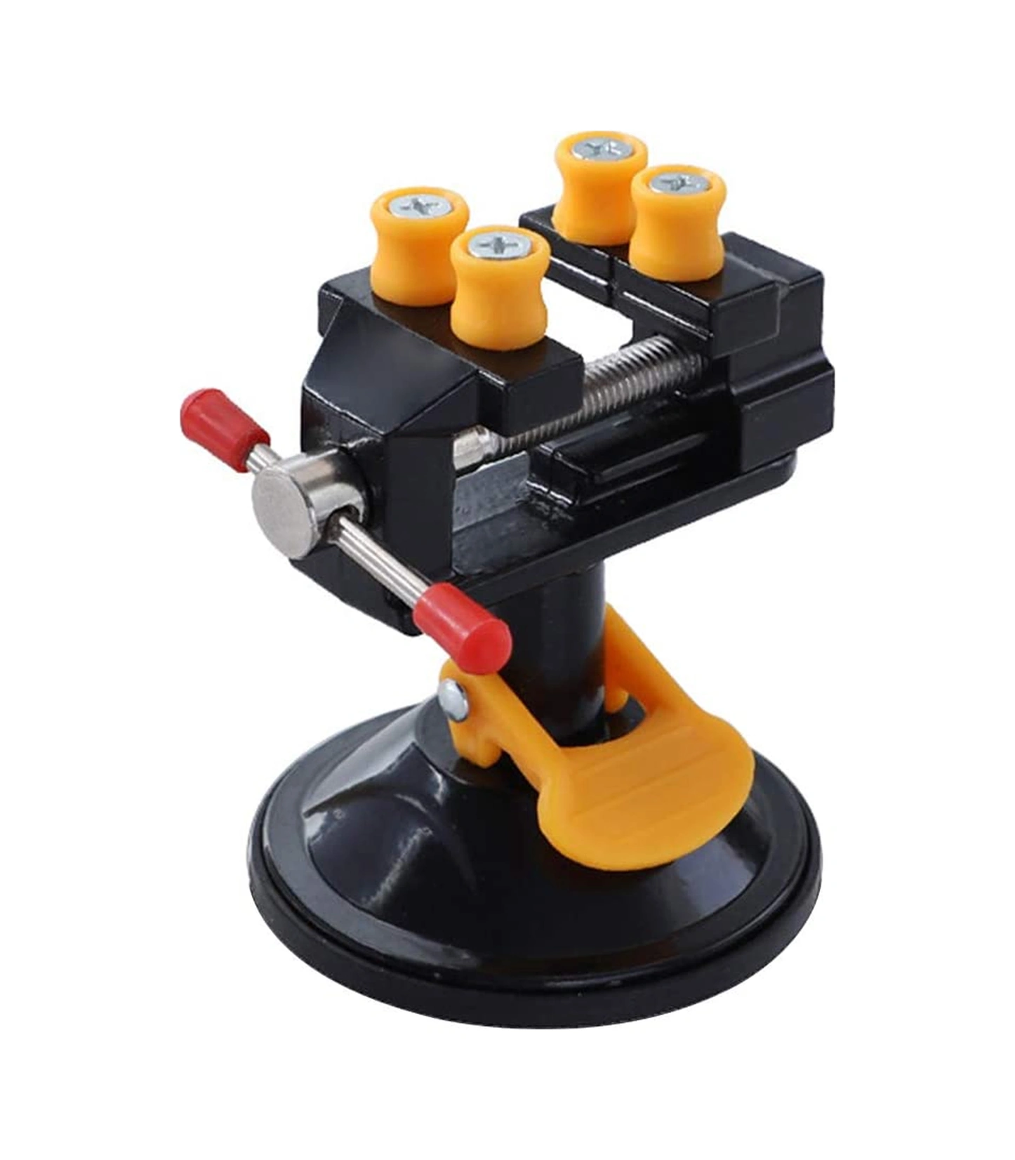 Neevoyu Alüminyum Mini Süksiyon Tırnaklı Burun 360 Döner Başlı 12-55mm Açılıkla Ev/tamir İçin Siyah