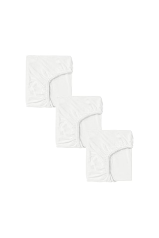 3 Adet Pamuklu Ve Lastikli 60 X 120 Cm Penye Bebek Çarşaf