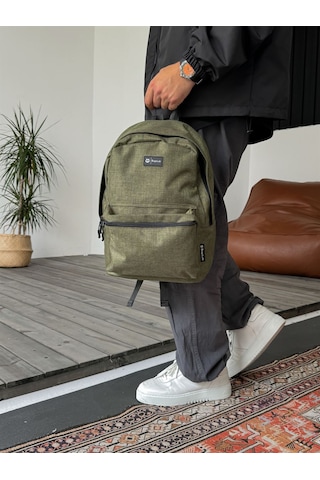 Bagslap Haki Su Geçirmez Kumaş Sırt Çantası 1070