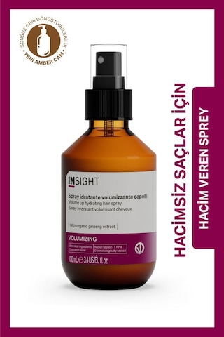 İnce Telli Ve Hacimsiz Saçlar İçin Hacim Veren Sprey 100 Ml