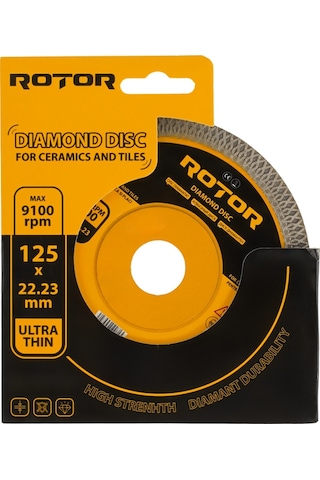 Ultra İnce Seramik Kesme Diski Rotor 125 22,23
