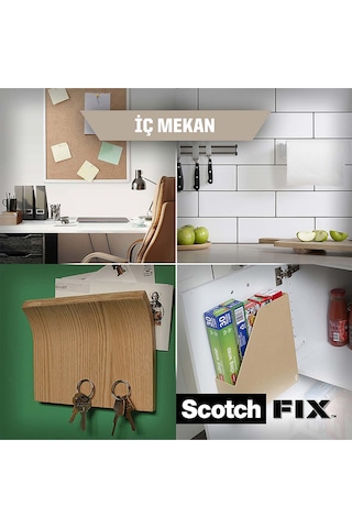 Scotch İç Mekan Güçlü Montaj Bandı 19mmx5m