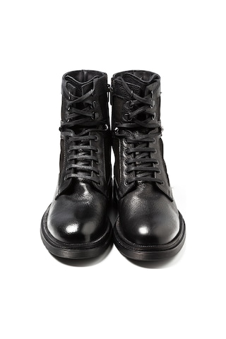 Erkek Ka-bc5801 John May Tekstıl Casual Bot Siyah Flooter+siyah Nubuk Siyah