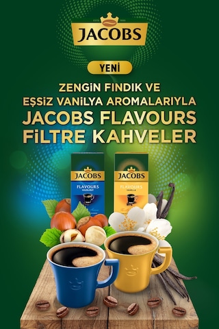Jacobs Flavours Vanilya + Fındık Aromalı Filtre Kahve 4 x 250 G