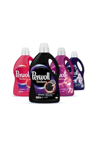 Perwoll Hassas Bakım Sıvı Çamaşır Deterjanı 208 Yıkama 4'lü Set