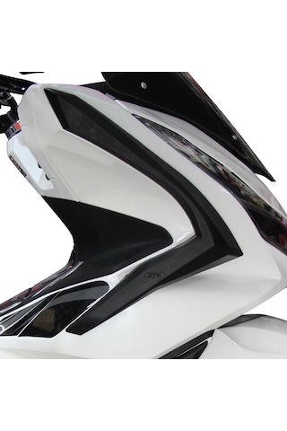 GP Kompozit Honda PCX 125 / 150 2021-2024 Uyumlu Üst Bacak Koruma Siyah