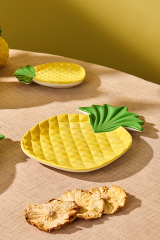 Karaca Pineapple Pasta Tabağı 22 Cm Sarı