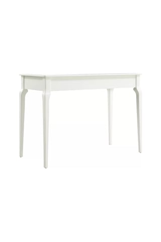 Wooding 120 Cm Masif Beyaz Lake Bonamy Çalışma Masası Beyaz