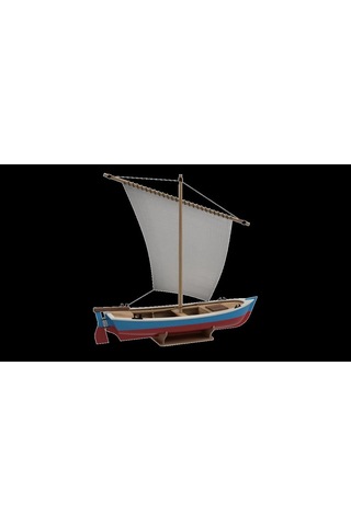 1/35 Yelkenli Sandal Ahşap Maketi