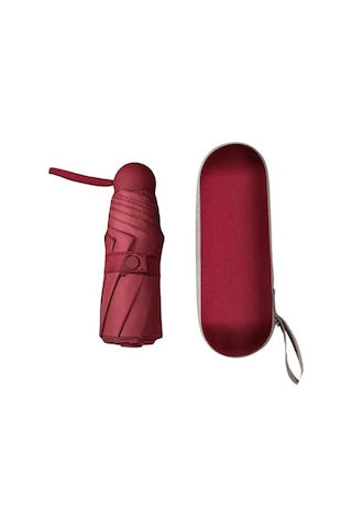 Blisspremium Özel Kılıflı Bordo Şemsiye Bordo