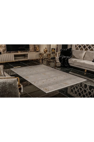 Kreasyon Halı Cunda Cn013 Krem Yolluk