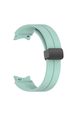 Ekılıf - Samsung Watch 5 44mm Uyumlu - Kordon Silikon Kordon Krd-84 - Mürdüm