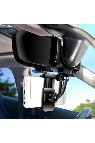 Araç İçi Dikiz Aynaya Takılan Telefon Tutucu Otomobil İçi Telefon Çok Renkli