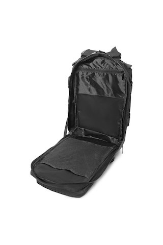 Jeehugo Lıxada 28l Siyah Su Geçirmez Outdoor Sırt Çantası, Bisiklet, Trekking, Dağcılık İçin 800d Oxford, Reflektör Şeritli, 14" Laptop Bölmesi + Siyah Bant Çok Renkli