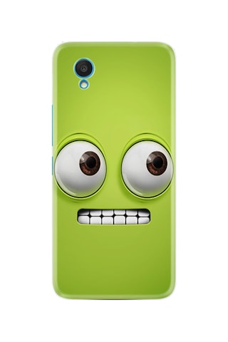 Alcatel 1 2022 Kılıf Resimli Desenli Silikon Platinium Series Green 1832