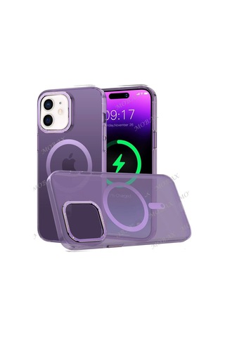 Apple Uyumlu iPhone 11 Kılıf Mat Kadifemsi Special Edition Pc Magsafe Kapak