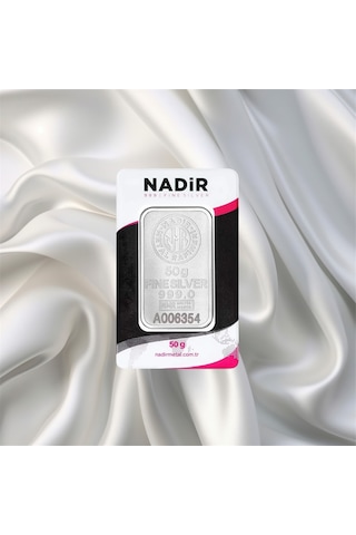 Leva Gold 50 Gr Nadir Gümüş Külçe